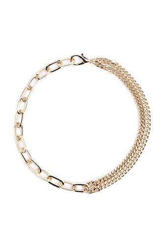 Forever21 Short Curb & Link Chain Necklace