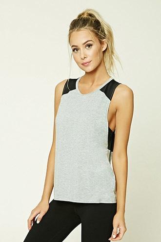 Forever21 Active Twist Back Tank Top