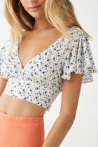 Forever21 Ditsy Floral Crop Top