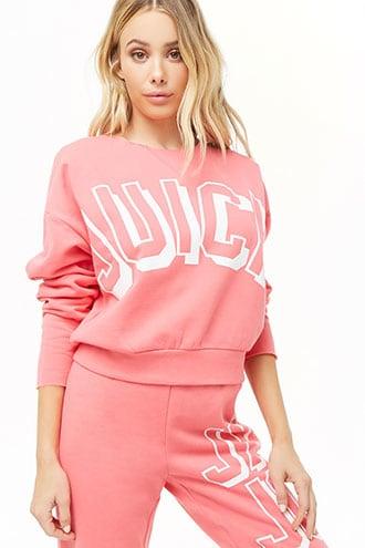 Forever21 Juicy By Juicy Couture Fleece Knit Pullover