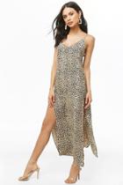 Forever21 Motel Leopard Print M-slit Dress