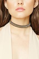 Forever21 Faux Suede Cable Choker