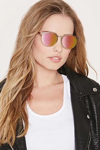 Forever21 High-shine Round Sunglasses