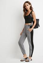 Forever21 Marled Knit Striped Joggers