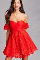 Forever21 Lace Sweetheart Dress