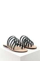 Forever21 Faux Leather Toe-loop Sandals