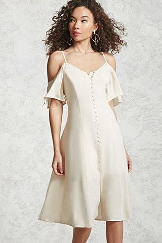Forever21 Open-shoulder Cami Dress