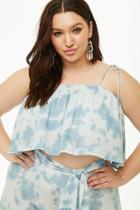 Forever21 Plus Size Boho Me Cloud Wash Cropped Cami