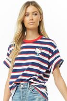 Forever21 Hello Kitty Graphic Striped Tee
