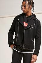 Forever21 Wool-blend Moto Jacket