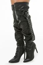 Forever21 Slouchy Thigh-high Boots