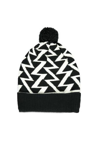 21 Men Men's  Zigzag-patterned Beanie