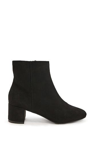 Forever21 Faux Suede Ankle Boot