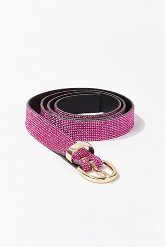 Forever21 Skinny Rhinestone Belt
