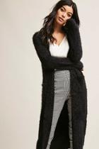 Forever21 Fuzzy Knit Duster Cardigan