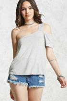 Forever21 Contemporary One-shoulder Tee
