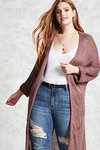 Forever21 Plus Size Duster Cardigan