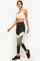 Forever21 Active Colorblock Panel Leggings