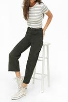 Forever21 High-rise Straight-leg Jeans