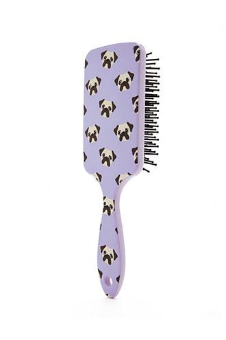 Forever21 Pug Print Hair Brush