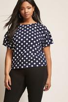 Forever21 Plus Size Polka Dot Top
