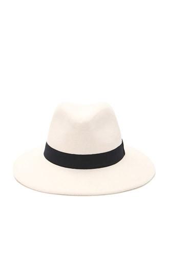Forever21 Women's  Wide Felt Fedora
