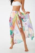 Forever21 Kulani Kunis Floral Swim Cover-up Skirt
