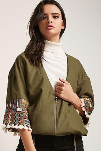 Forever21 Tribal-inspired Woven Jacket