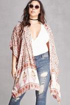 Forever21 Angie Draped Floral Cardigan