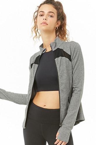 Forever21 Active Mesh Trim Jacket