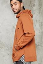 21 Men Men's  Distressed Surplice Hoodie