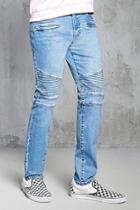 Forever21 Distressed Moto Skinny Jeans