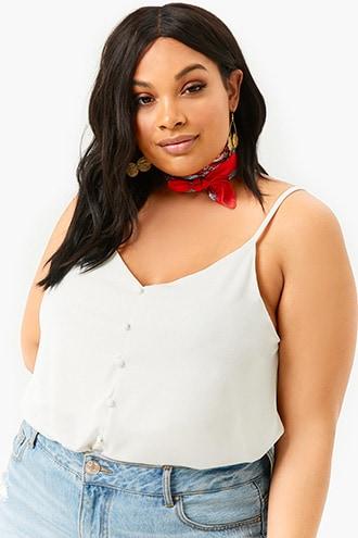 Forever21 Plus Size Button-front Cami