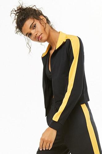 Forever21 Active Contrast-trim Jacket