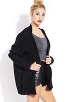 Forever21 Women's  Black Casual Cool Cardigan