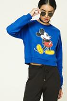 Forever21 Women's  Brushed Mickey Mouse Sweatshirt