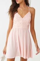 Forever21 Embroidered Lace Cami Dress