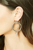 Forever21 O-ring Spike Pendant Earrings