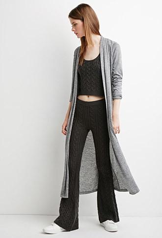 Forever21 Cable Knit Pants