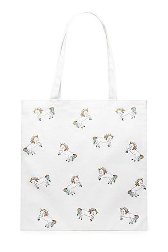 Forever21 Unicorn Canvas Eco Tote