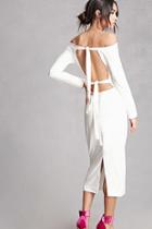 Forever21 Tie-back Off-the-shoulder Dress