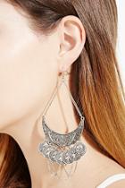 Forever21 Chained Coin Drop Earrings