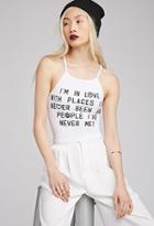 Forever21 In Love Crop Top