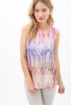Forever21 Ombr&eacute; Brushstroke Dolphin Top