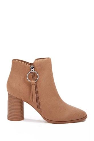 Forever21 Pull-ring Ankle Boots