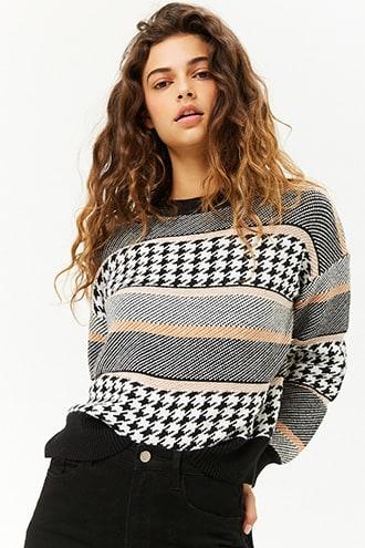 Forever21 Multi-patterned Sweater