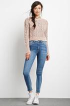 Forever21 Women's  Denim High-waisted Super-skinny Jeans