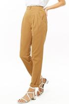 Forever21 High-waist Pleat-front Pants