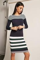 Forever21 Stripe Colorblock Bodycon Dress