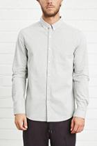 Forever21 Two-tone Slim Fit Shirt